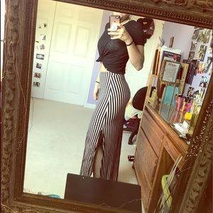Stripped maxi skirt